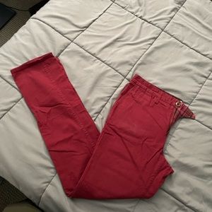 Jach’s red 33” khaki